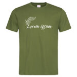 мъжка тениска с надпис lorem ipsum