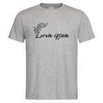 мъжка тениска с надпис lorem ipsum