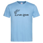 мъжка тениска с надпис lorem ipsum