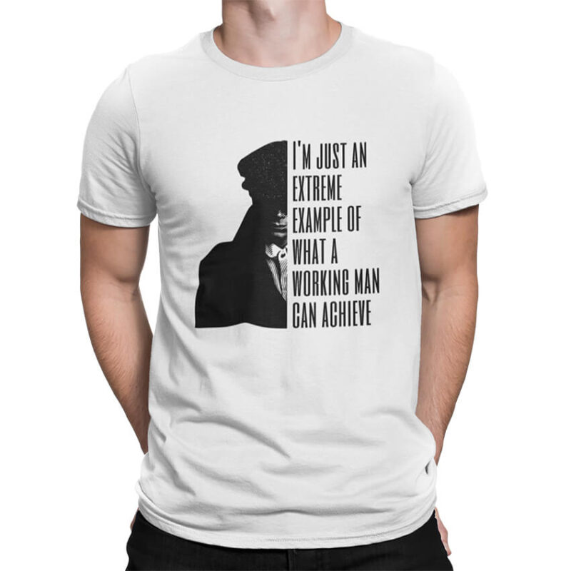 мъжка тениска с щампа achieve peaky blinders