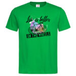 мъжка тениска on two wheels