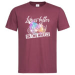 мъжка тениска on two wheels