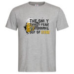 мъжка тениска running out of beer