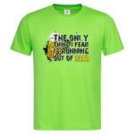 мъжка тениска running out of beer