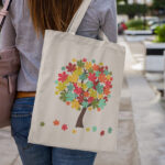 еко чанта цветовете на есента inamood bg