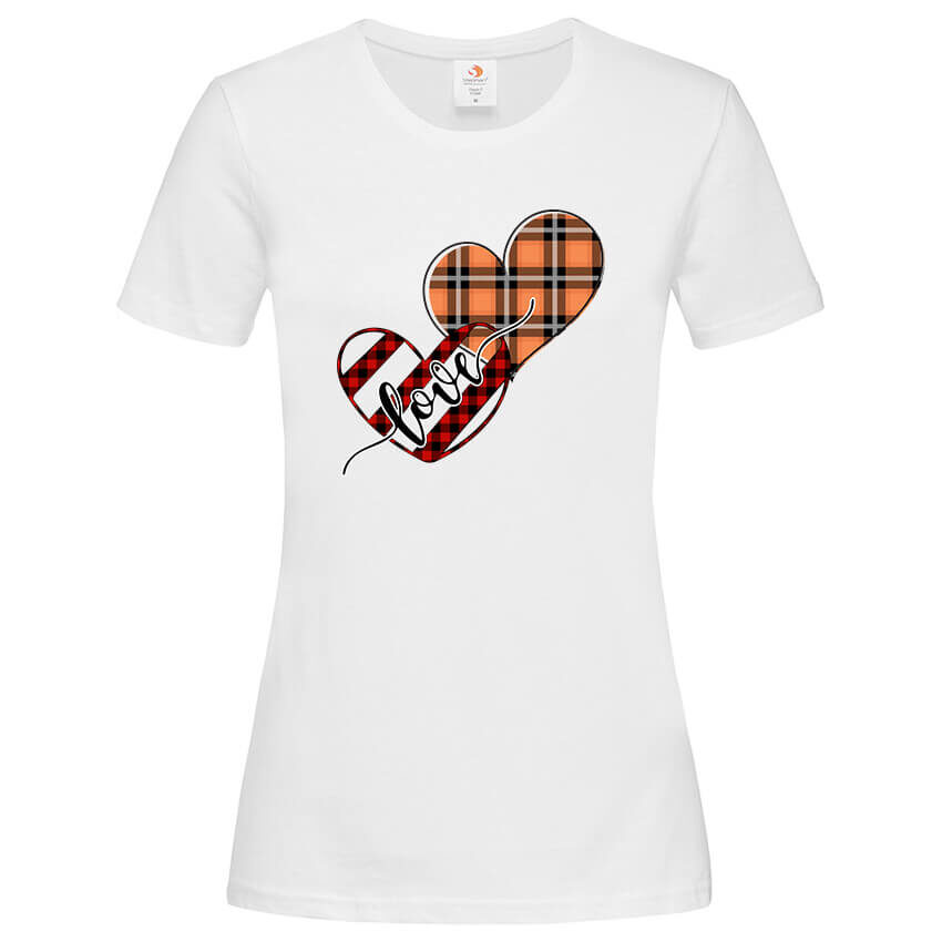 Дамска Тениска Two Hearts
