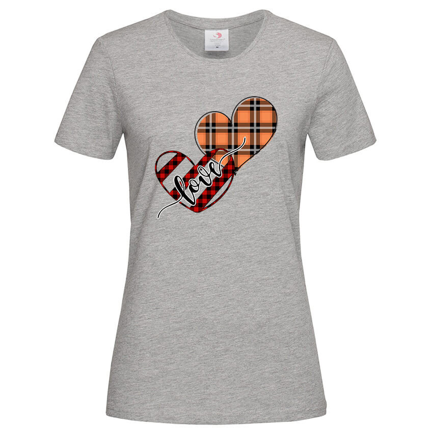 Дамска Тениска Two Hearts