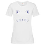 дамска тениска с щампа котето inamood bg