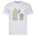 мъжка тениска с щампа bear grills