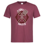 мъжка тениска с щампа grill master