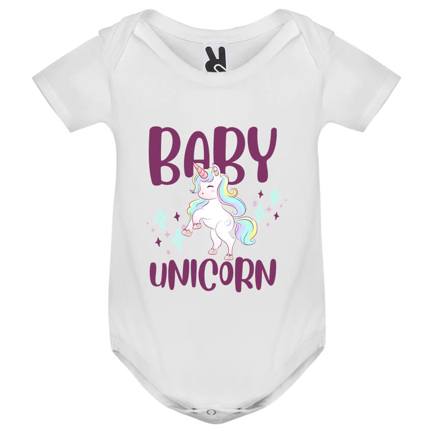 бебешко боди с щампа baby unicorn