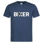 мъжка тениска с щампа biker