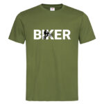 мъжка тениска с щампа biker