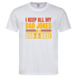 мъжка тениска с щампа dad jokes