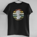 тениска от органичен памук art sunset