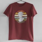 тениска от органичен памук art sunset