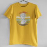 тениска от органичен памук art sunset