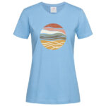 дамска тениска с щампа boho sunset