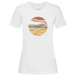 дамска тениска с щампа boho sunset