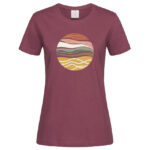 дамска тениска с щампа boho sunset