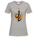 дамска тениска с щампа moon snake бохо стил