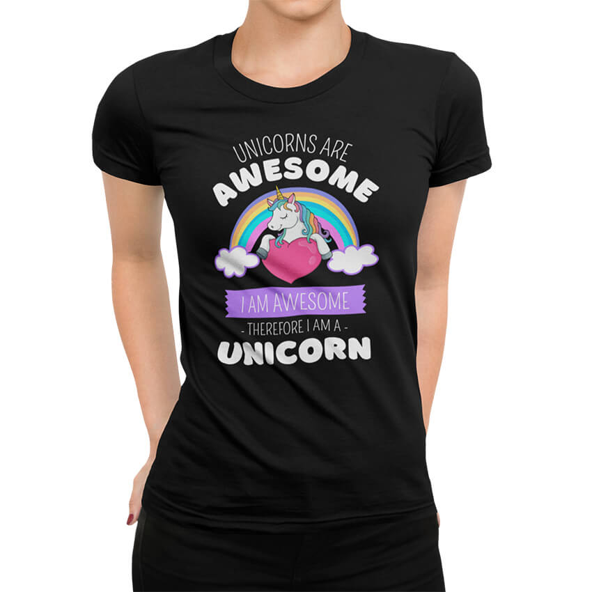 Дамска Тениска Unicorns Are Awesome