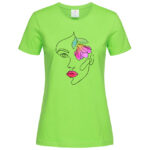 дамска тениска с щампа разкош