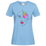 дамска тениска с щампа разкош