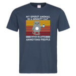 мъжка тениска с щампа my spirit animal