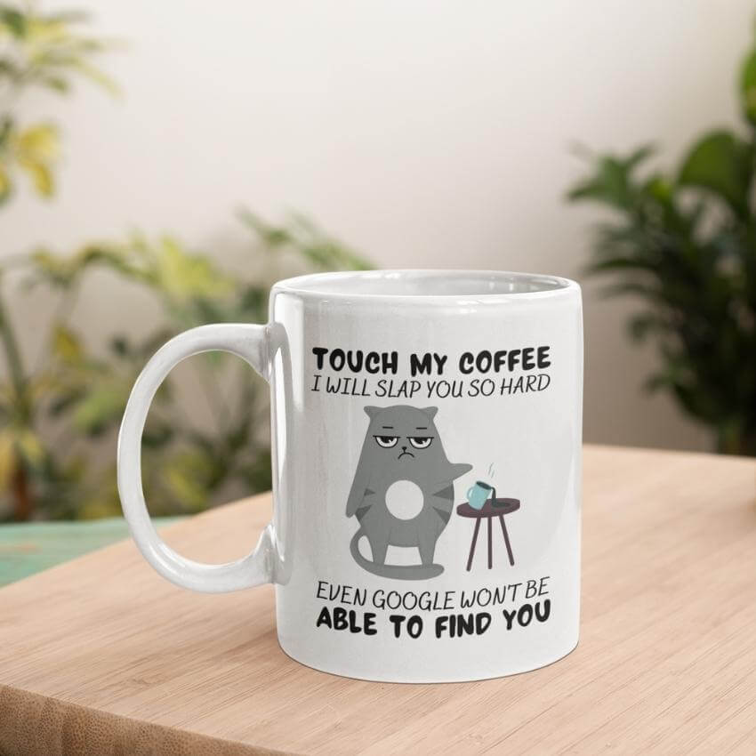 керамична чаша touch my coffee от онлайн магазин inamood bg