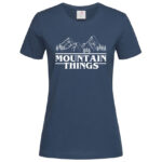 дамска тениска с щампа mountain things тениски с планини
