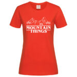 дамска тениска с щампа mountain things тениски с планини