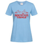 дамска тениска с щампа mountain things тениски с планини