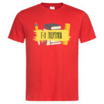 мъжка тениска с щампа нашият учител