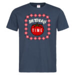 мъжка тениска с щампа лютеница time