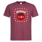 мъжка тениска с щампа лютеница time