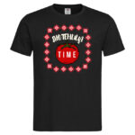 мъжка тениска с щампа лютеница time