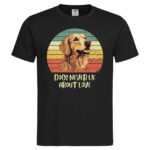 мъжка тениска с щампа dog's love