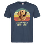 мъжка тениска с щампа dog's love