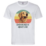 мъжка тениска с щампа dog's love