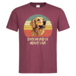 мъжка тениска с щампа dog's love