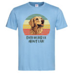 мъжка тениска с щампа dog's love