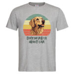 мъжка тениска с щампа dog's love