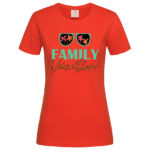 дамска тениска с надпис family vacation