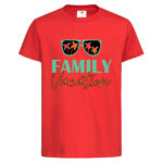 детска тениска с надпис family vacation