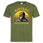 мъжка тениска с щампа big foot needs a vacation