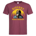 мъжка тениска с щампа big foot needs a vacation