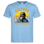 мъжка тениска с щампа big foot needs a vacation