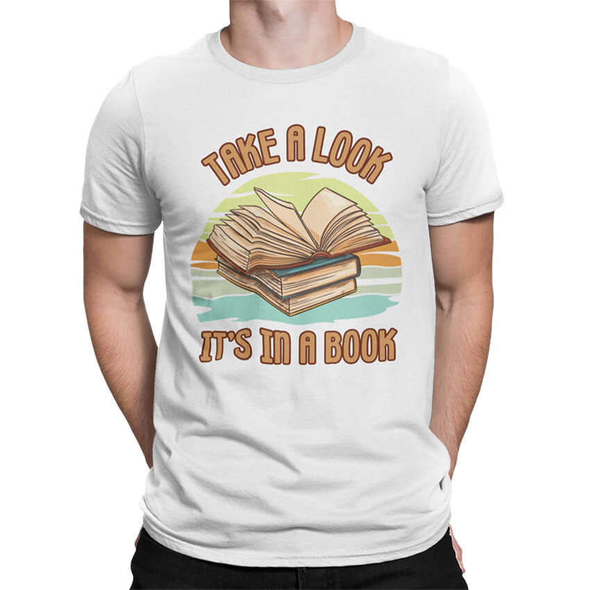 Мъжка Тениска It’s in a Book