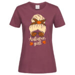 дамска тениска с щампа autumn girl